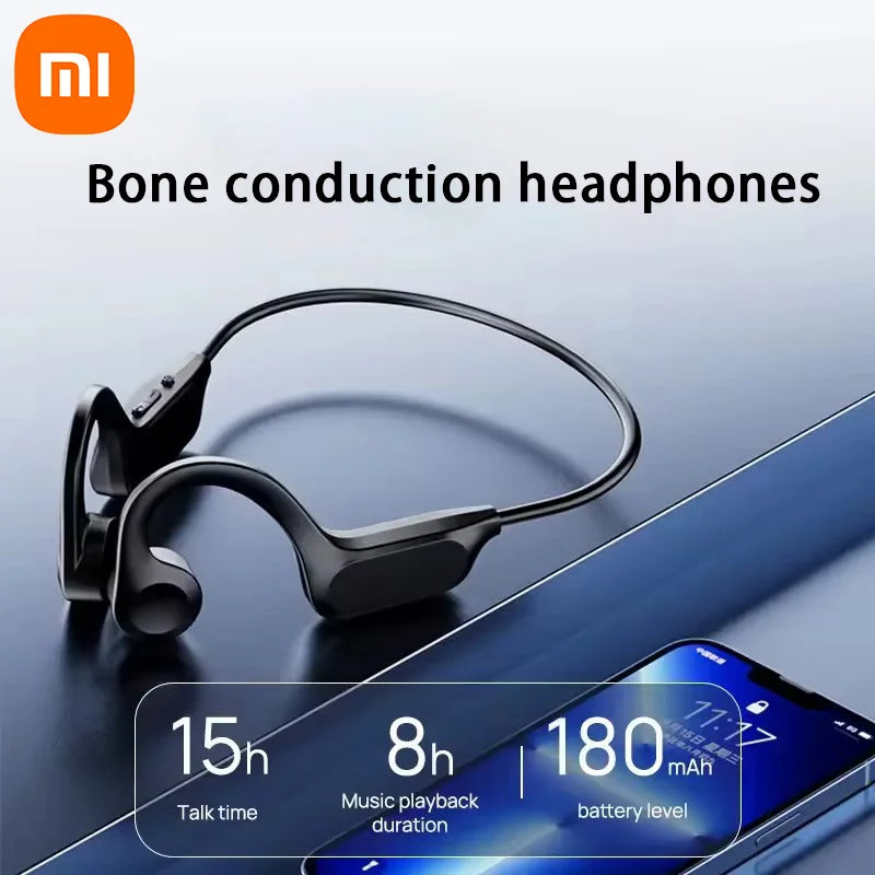 Xiaomi X7 Bone Conduction Wireless Earphone Sport Swimming Bluetooth Compatible Headphone Hand-Free With Mic For Sports Earbuds